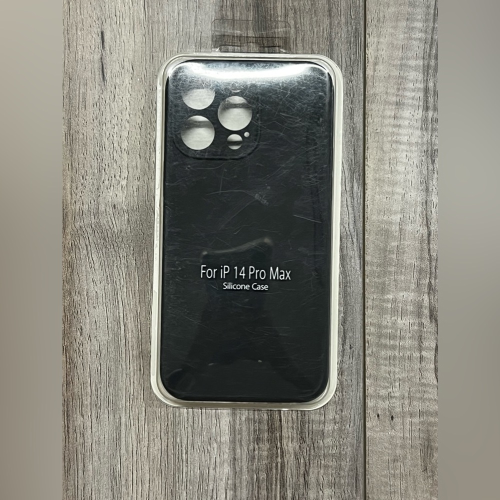 Ashes/Grey IPhone 14 Pro Max silicone phone case, NWOT